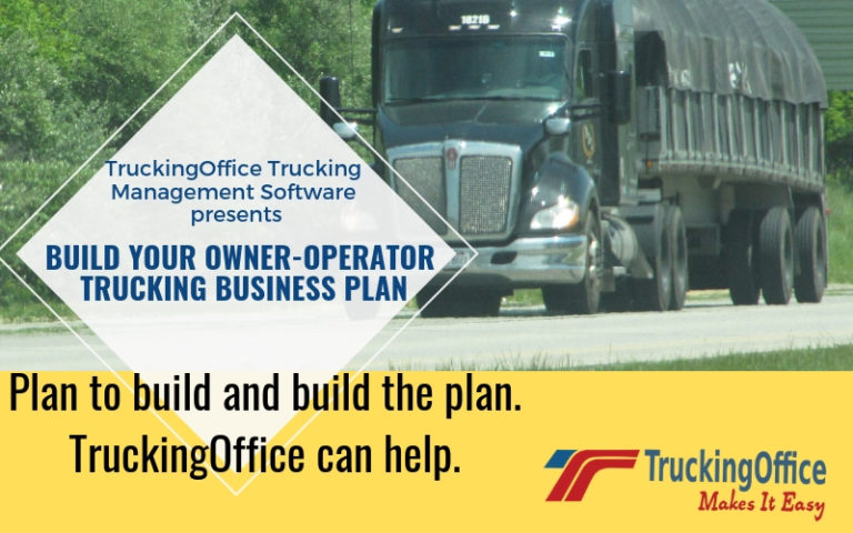 business plan for owner operator trucking