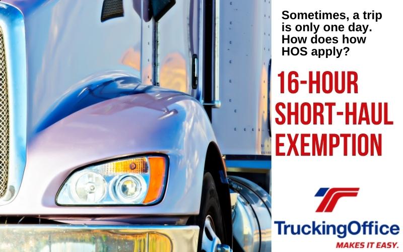 DOT short-haul exemption explained